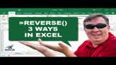 Three Ways to Reverse The Letters In An Excel Cell - 2391